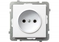 Socket Ospel GP-1R/m/00 white