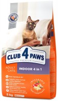 Photos - Cat Food Club 4 Paws Indoor 4 in 1  14 kg