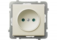 Photos - Socket Ospel GP-1RP/m/27 beige