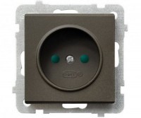 Photos - Socket Ospel GP-1RP/m/40 brown