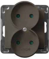 Photos - Socket Ospel GP-2RRP/m/40 brown