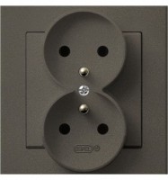 Photos - Socket Ospel GP-2RZ/40 brown