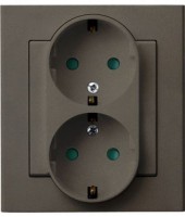 Photos - Socket Ospel GP-2RSP/40 brown