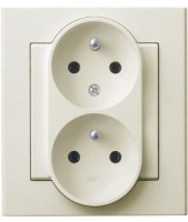 Photos - Socket Ospel GP-2RC/27 beige