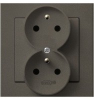 Photos - Socket Ospel GP-2RC/40 brown