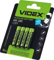 Photos - Battery Videx  4xAAA Alkaline