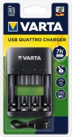 Battery Charger Varta Value USB Quattro Charger 