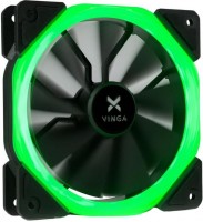 Photos - Computer Cooling Vinga LED fan-01 green 