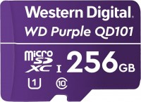 Photos - Memory Card WD Purple QD101 microSD 256 GB