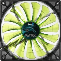 Photos - Computer Cooling Aerocool Shark Fan 12cm Green 