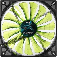 Photos - Computer Cooling Aerocool Shark Fan 14cm Green 