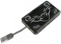 Card Reader / USB Hub Cliptec RZR524 