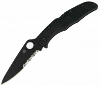 Photos - Knife / Multitool Spyderco Endura 4 Black Blade C10PSB 