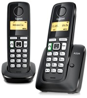 Photos - Cordless Phone Gigaset A220 Duo 