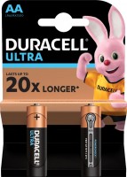 Photos - Battery Duracell  2xAA Ultra MX1500