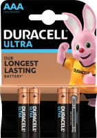 Photos - Battery Duracell  4xAAA Ultra MX2400
