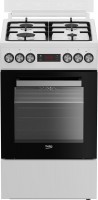 Photos - Cooker Beko FSE 52332 DWDS white