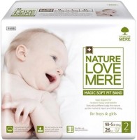 Photos - Nappies Nature Love Mere Magic Soft Fit Diapers NB-S / 26 pcs 