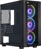 Photos - Computer Case Crown CMC-GS40RGB2 PSU 600 W  black