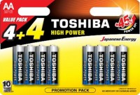 Photos - Battery Toshiba High Power  8xAA