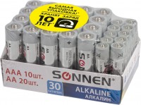 Photos - Battery SONNEN Alkaline 20xAA + Alkaline 10xAAA 