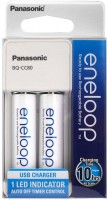 Photos - Battery Charger Panasonic Compact Charger USB + Eneloop 2xAA 1900 mAh 
