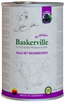 Photos - Dog Food Baskerville Dog Can with Kalb Mit Brombeeren 1