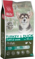 Photos - Dog Food Blitz Puppy All Breeds Holistic Turkey/Duck 