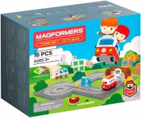 Construction Toy Magformers Town Set City Bus 717010 