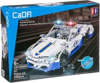 Construction Toy CaDa GT Police Car C51006w 