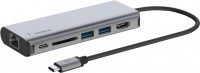 Photos - Card Reader / USB Hub Belkin Connect USB-C 6-in-1 Multiport Adapter 