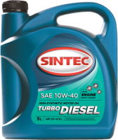 Photos - Engine Oil Sintec Turbo Diesel 10W-40 5 L