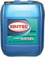 Photos - Engine Oil Sintec Turbo Diesel 10W-40 20 L