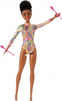 Photos - Doll Barbie Rhythmic Gymnast Brunette GTW37 