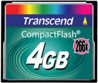Photos - Memory Card Transcend CompactFlash 266x 4 GB