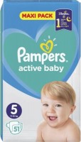 Photos - Nappies Pampers Active Baby 5 / 51 pcs 