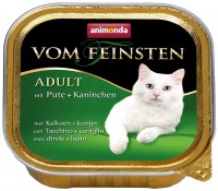 Cat Food Animonda Adult Vom Feinsten Turkey/Rabbit  6 pcs