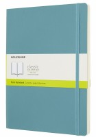 Photos - Notebook Moleskine Plain Notebook A4 Soft Blue 