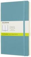 Notebook Moleskine Plain Notebook Large Soft Ocean Blue 