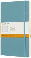 Notebook Moleskine Ruled Notebook Large Soft Ocean Blue 