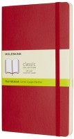 Photos - Notebook Moleskine Plain Notebook Large Soft Red 
