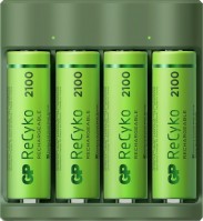 Battery Charger GP B421 + 4xAA 2100 mAh 