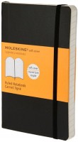 Photos - Notebook Moleskine Ruled Notebook Pocket Soft Black 