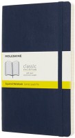 Photos - Notebook Moleskine Squared Notebook Large Soft Sapphire 