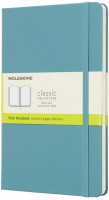 Photos - Notebook Moleskine Plain Notebook Large Ocean Blue 