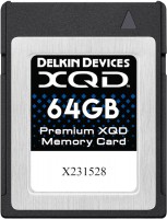 Photos - Memory Card Delkin Devices Premium XQD 64 GB