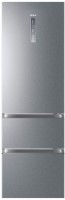 Photos - Fridge Haier HTR-5619ENMP stainless steel