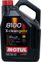 Photos - Engine Oil Motul 8100 X-Clean Gen2 5W-40 4 L