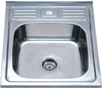 Photos - Kitchen Sink Zerix 50x60 0.4/160 Z5060-04-160E 500x600