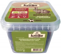 Photos - Dog Food Alpenhof Bavarian Rabbit Sausages 0.45 kg 